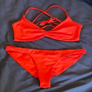 VITAMIN A | Red Bikini Top